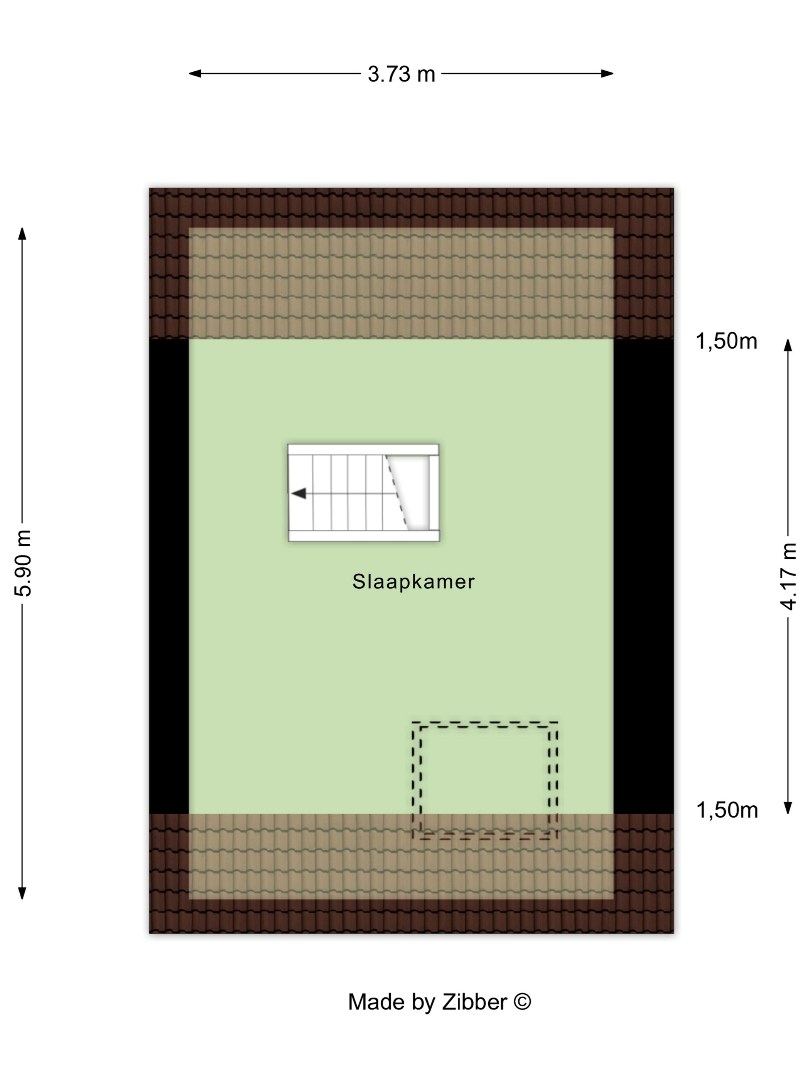 Gezellige rijwoning centraal gelegen bij UZ Leuven en het centrum met zeer ruime garage! - bewoonbare opp. 73 m² 