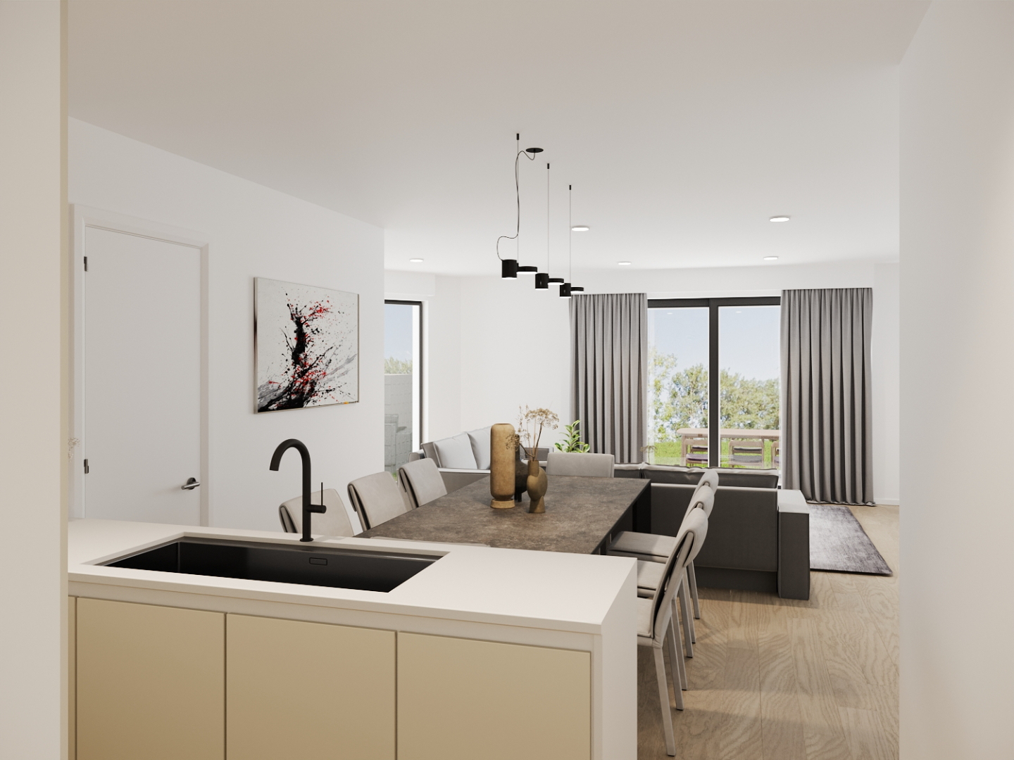 Residentie Hamveld - afgewerkte BEN-appartementen middenin het groen! 