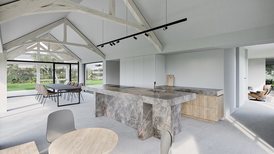 Exclusive professional equestrian accommodation (new construction) with villa on approximately 9 hectares in Neerpelt. 