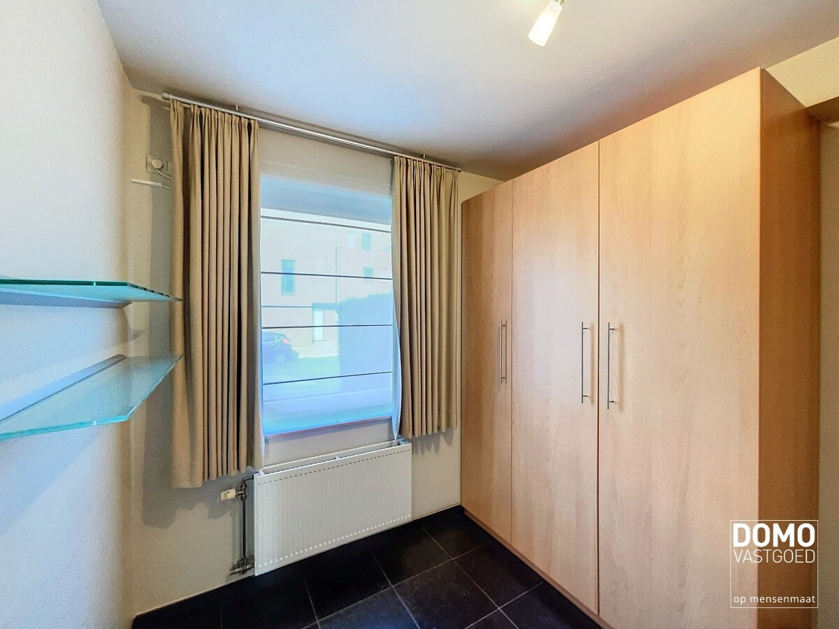 Duplex appartement met een gezellig tuintje, ondergrondse autostandplaats en 2 slaapkamers te Spalbeek - energielabel B, 109m² bewoonbare oppervlakte 