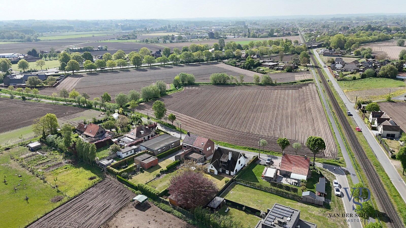 Degelijke villa. 