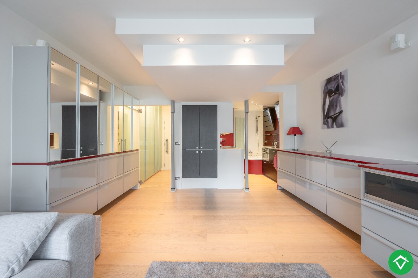 Centraal gelegen studio in dé winkelstraat van Knokke 