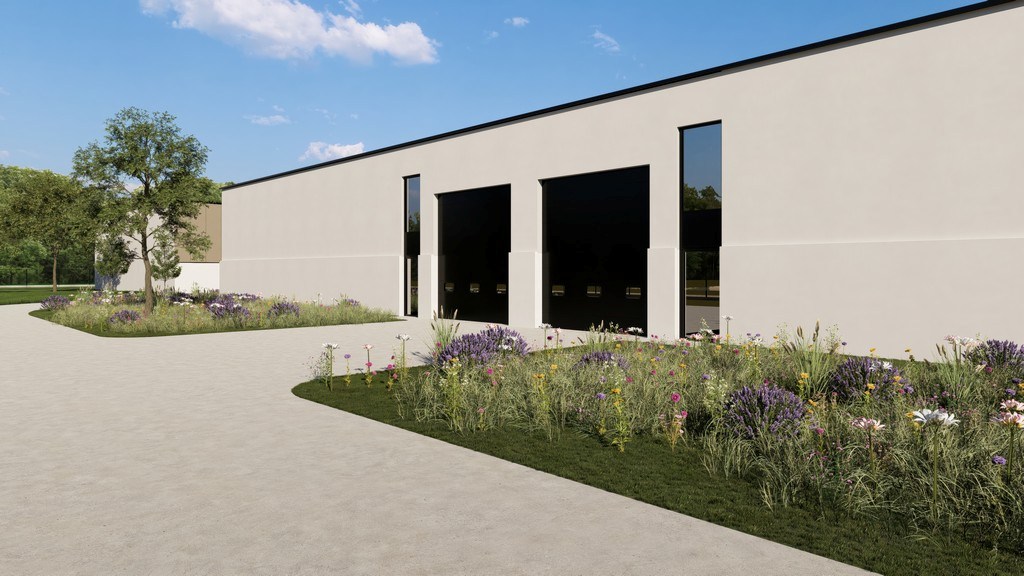 Nieuwbouw magazijnen te koop in Bizzpark Doornzele