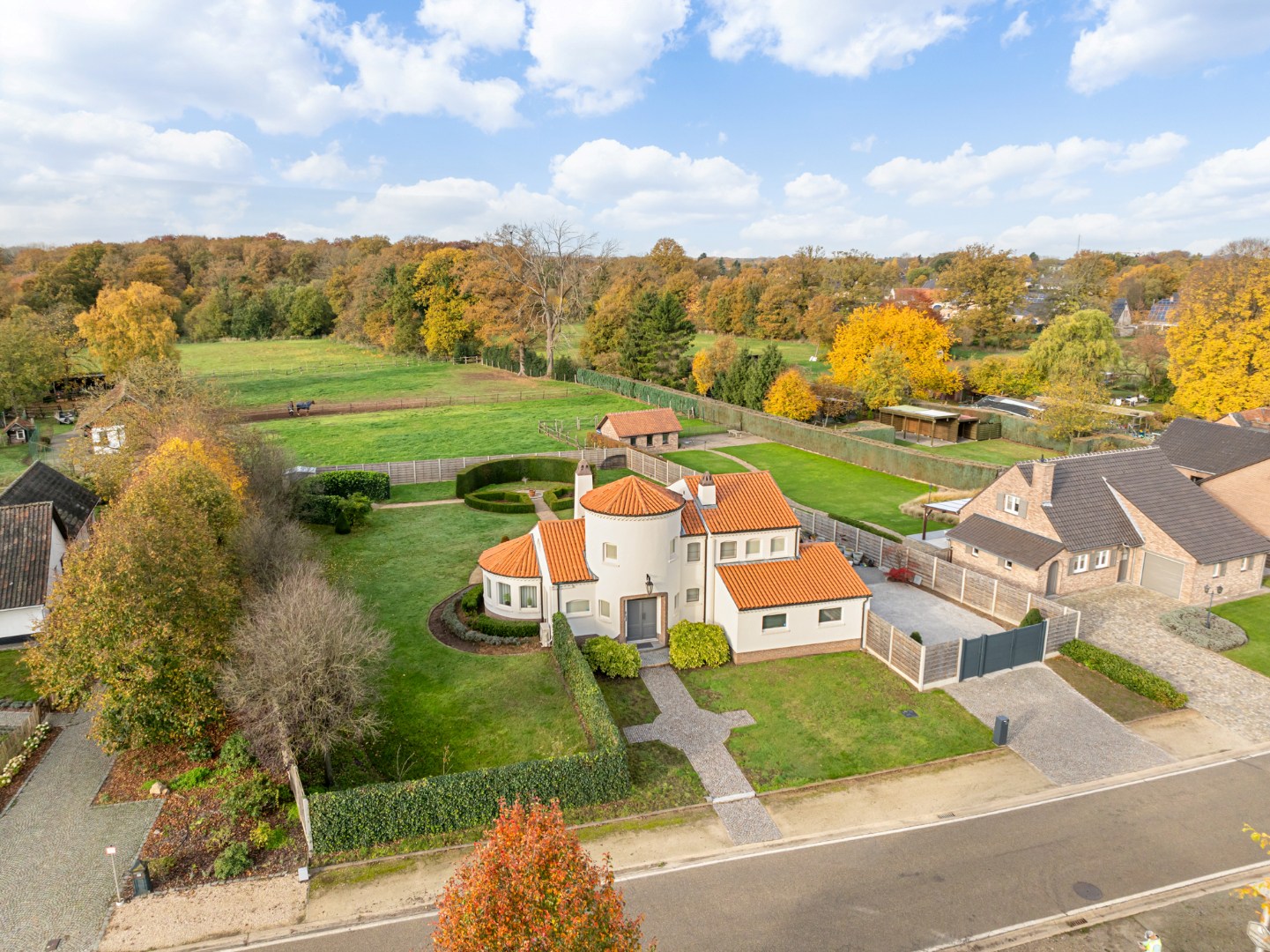 Mooie ligging in het groen