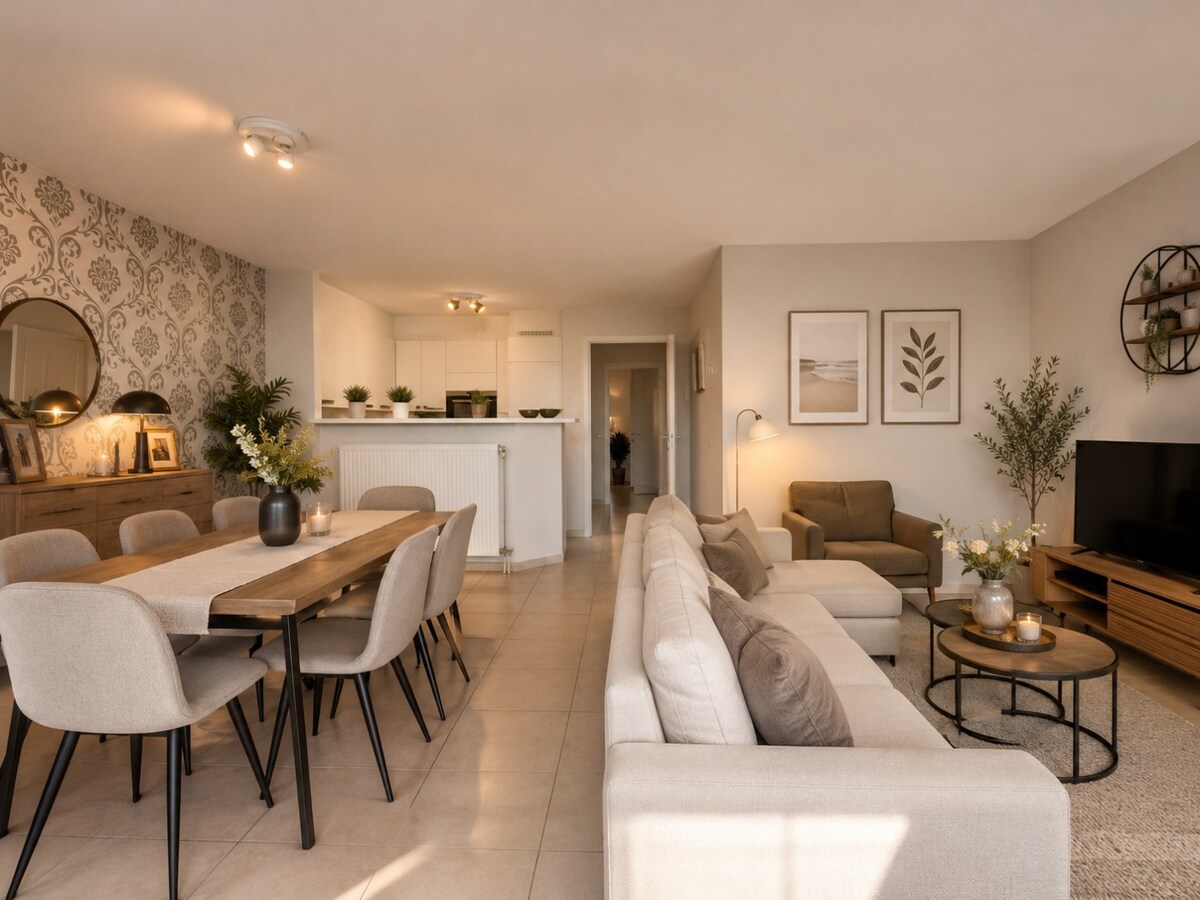 Lichtrijk appartement met groot zonneterras te Zeebrugge – op wandelafstand van de zeedijk 