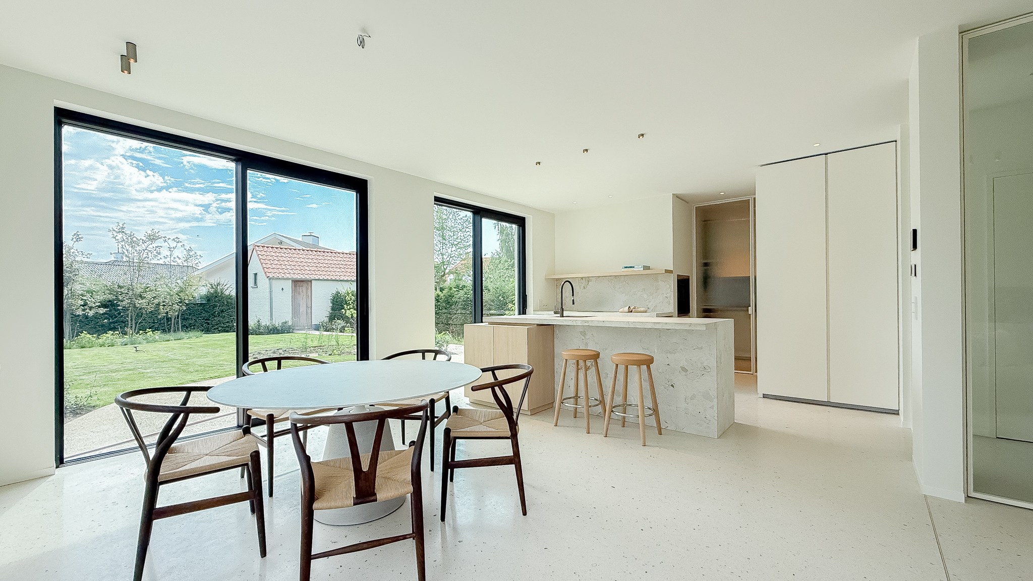 Magnifieke koppelvilla, ideaal gelegen aan de rand van het Zoute. 