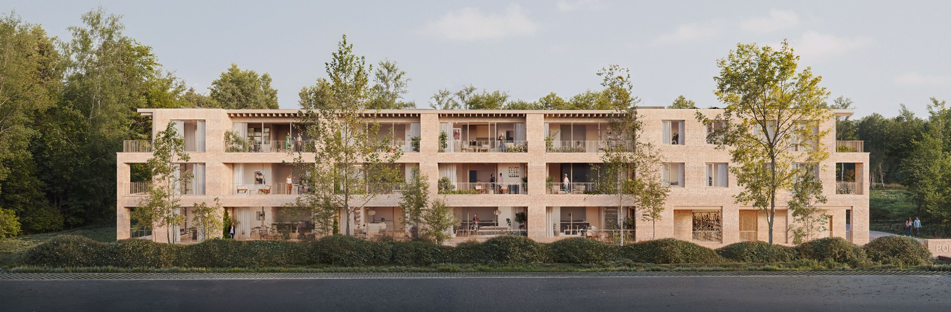 Nieuwbouw kantoorruimte te koop in de Beelbroekstraat in Gent