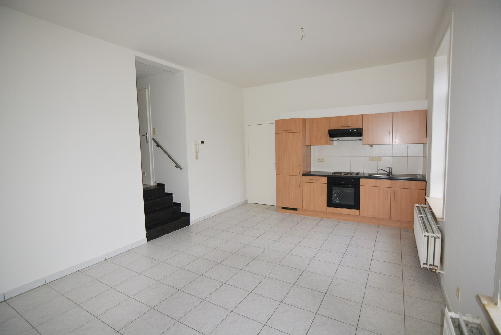 Gelijkvloers appartement met 1 slaapkamer. 
