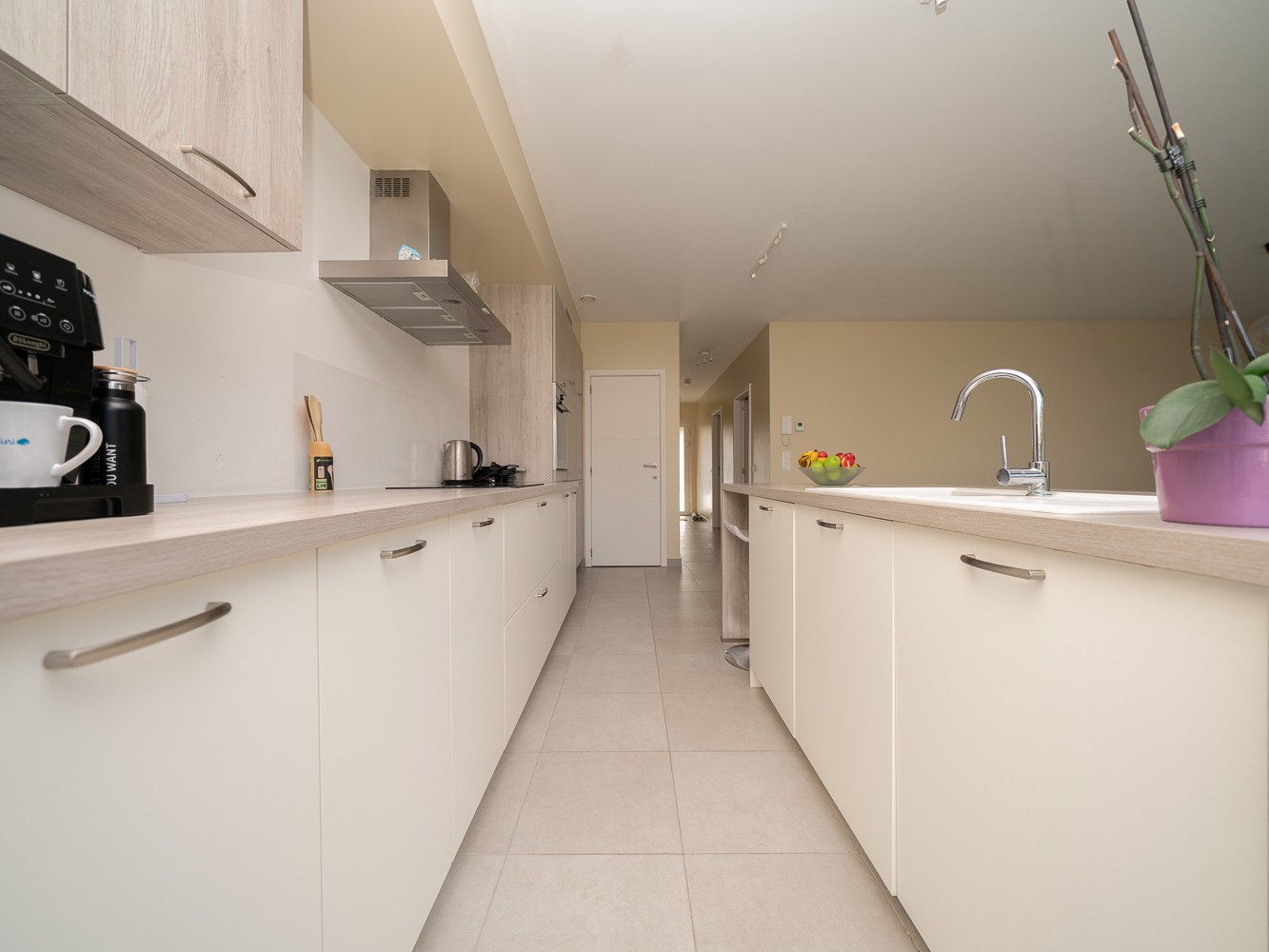 Prachtig nieuwbouwappartement met 2 kamers en garagebox 