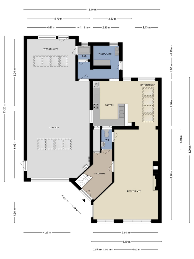 Verrassend ruime HOB (290 m²) met garage voor 3 wagens te Duffel 
