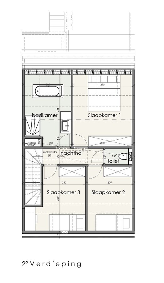 Nieuwbouwwoning met 3 slaapkamers en tuin te Lombardsijde 