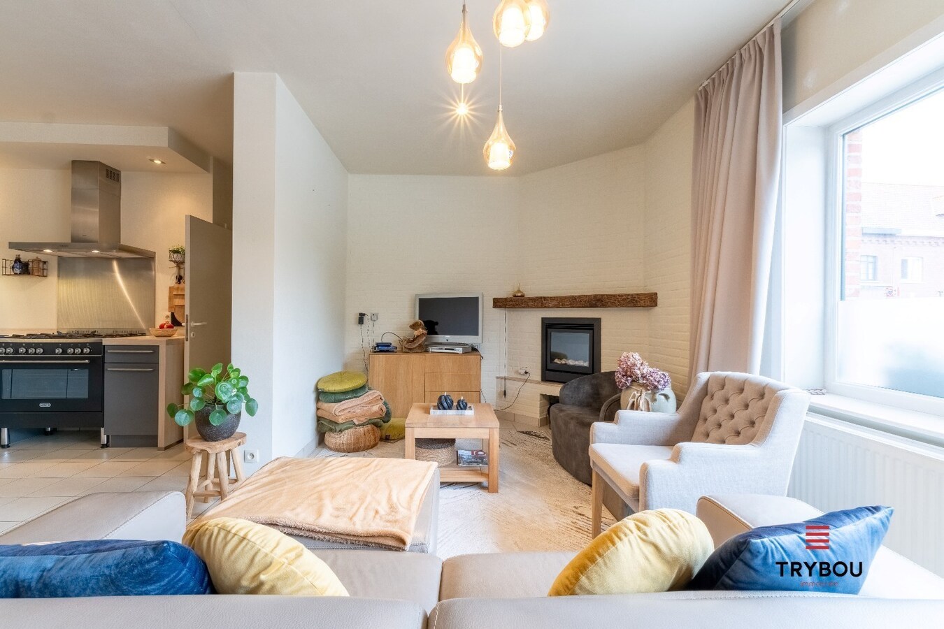 Ruim, instapklaar appartement met garage te koop in Langemark-Poelkapelle 