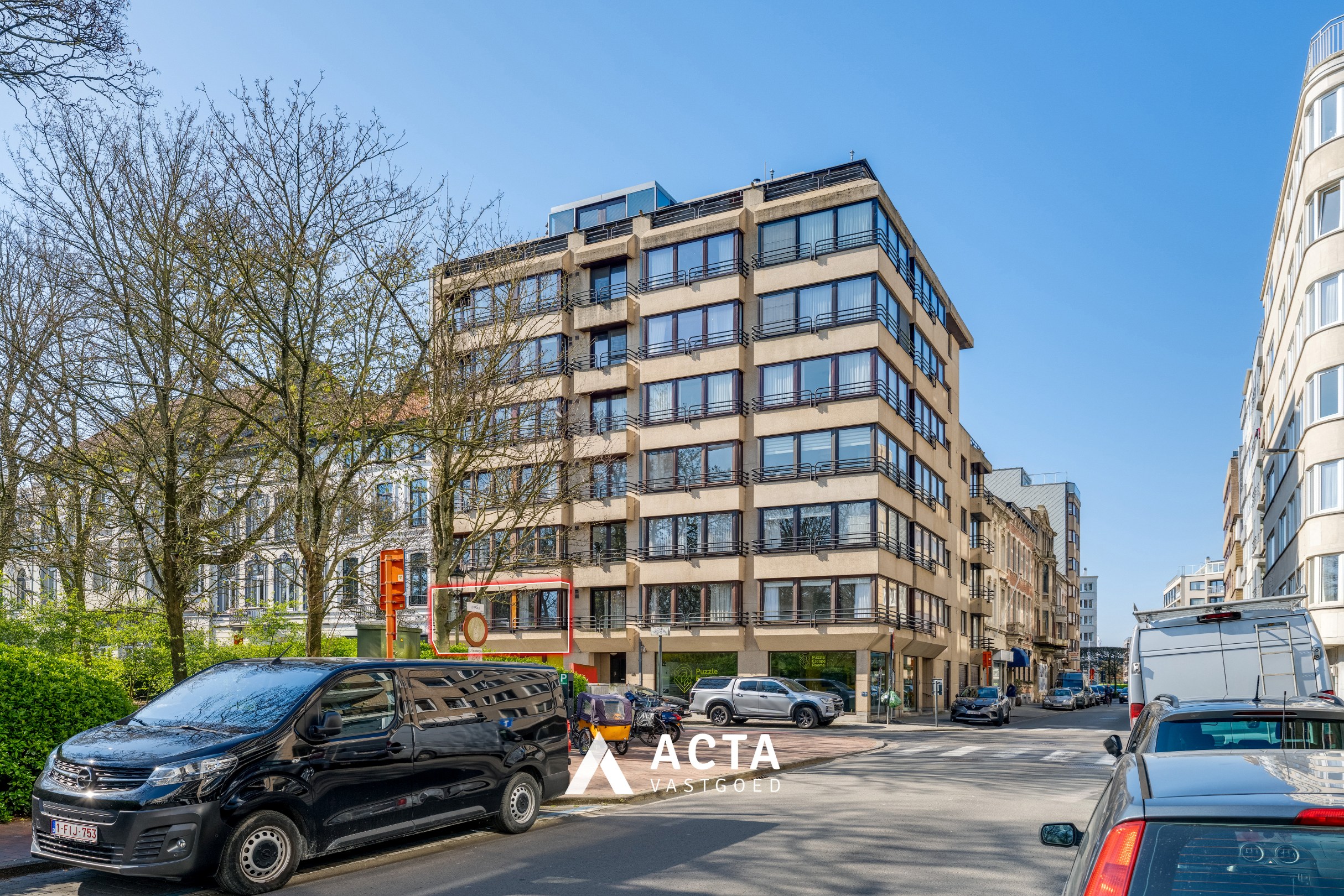 Ruim appartement aan het Leopoldpark in Oostende 