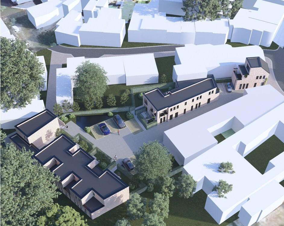 Moderne, Bijna Energie Neutrale stadswoning met private tuin in het centrum van Stokkem! 