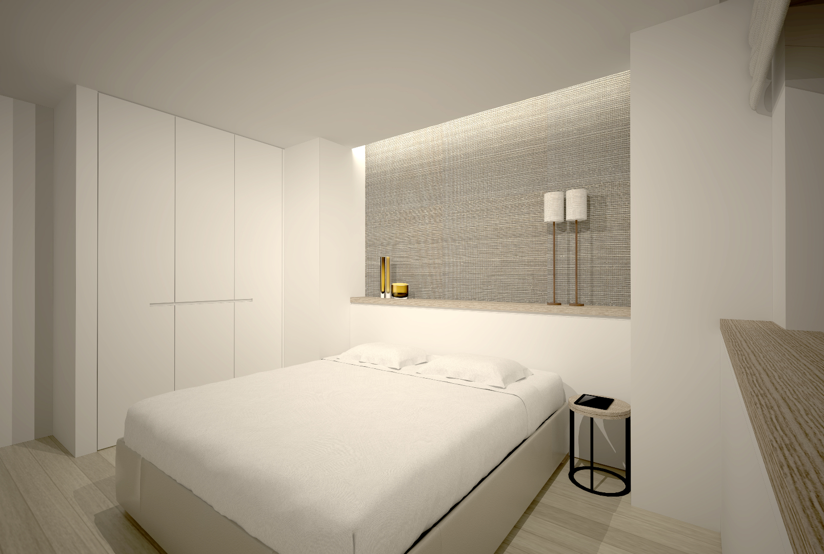 Appartement op de 11de verdieping van 127m² met twee slaapkamers 