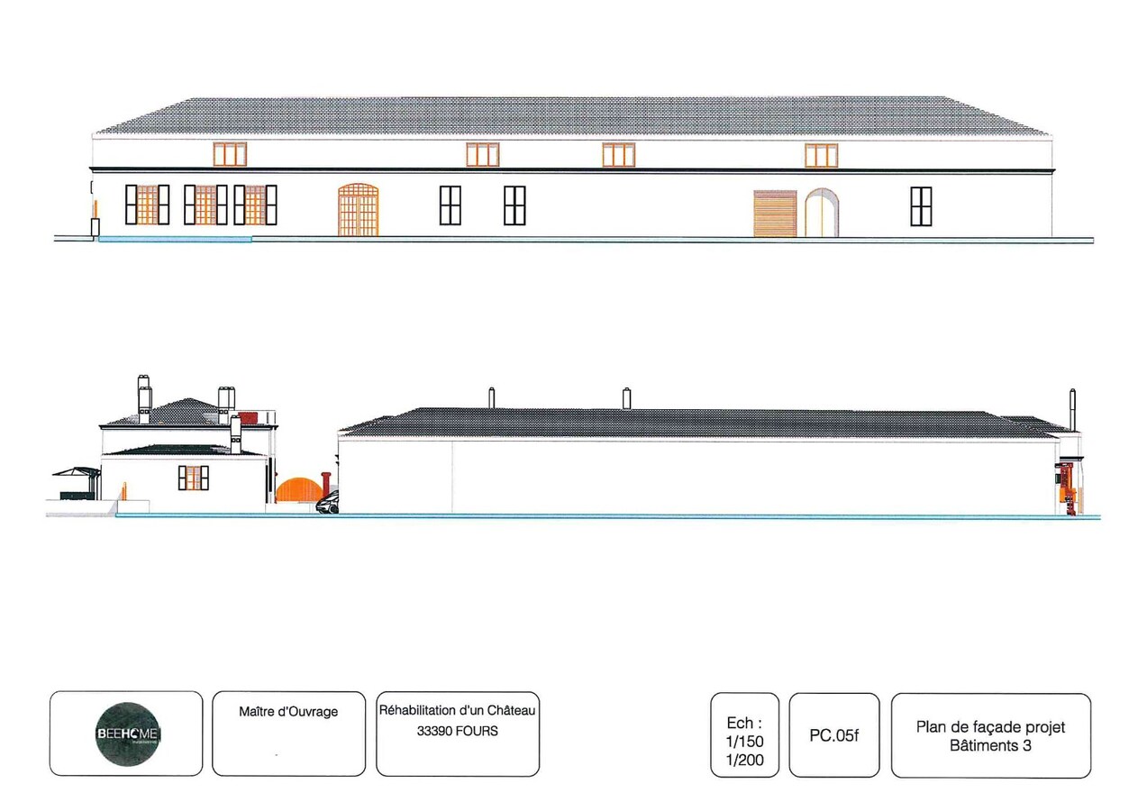 Chateau Les Chaumes - nabij Bordeaux (Frankrijk), Wijndomein met Restaurant en Hotel. 23 ha. 