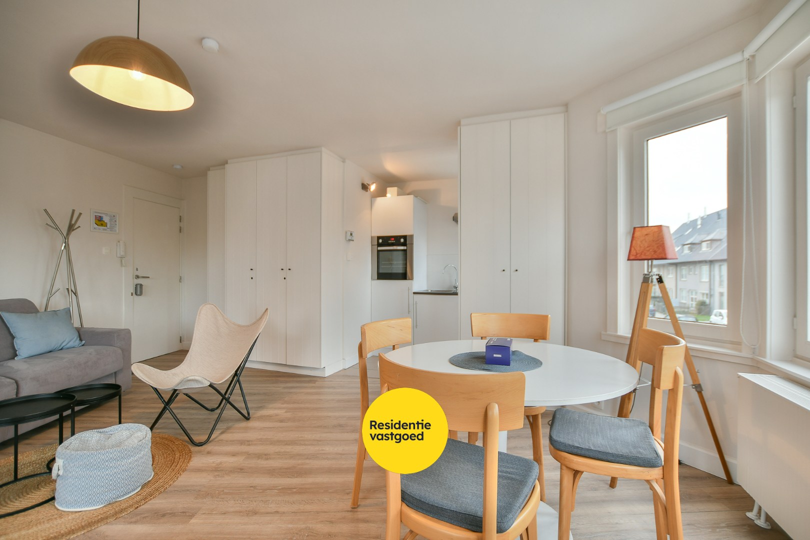 Lichtrijk éénslaapkamerappartement nabij centrum en bos in De Haan 