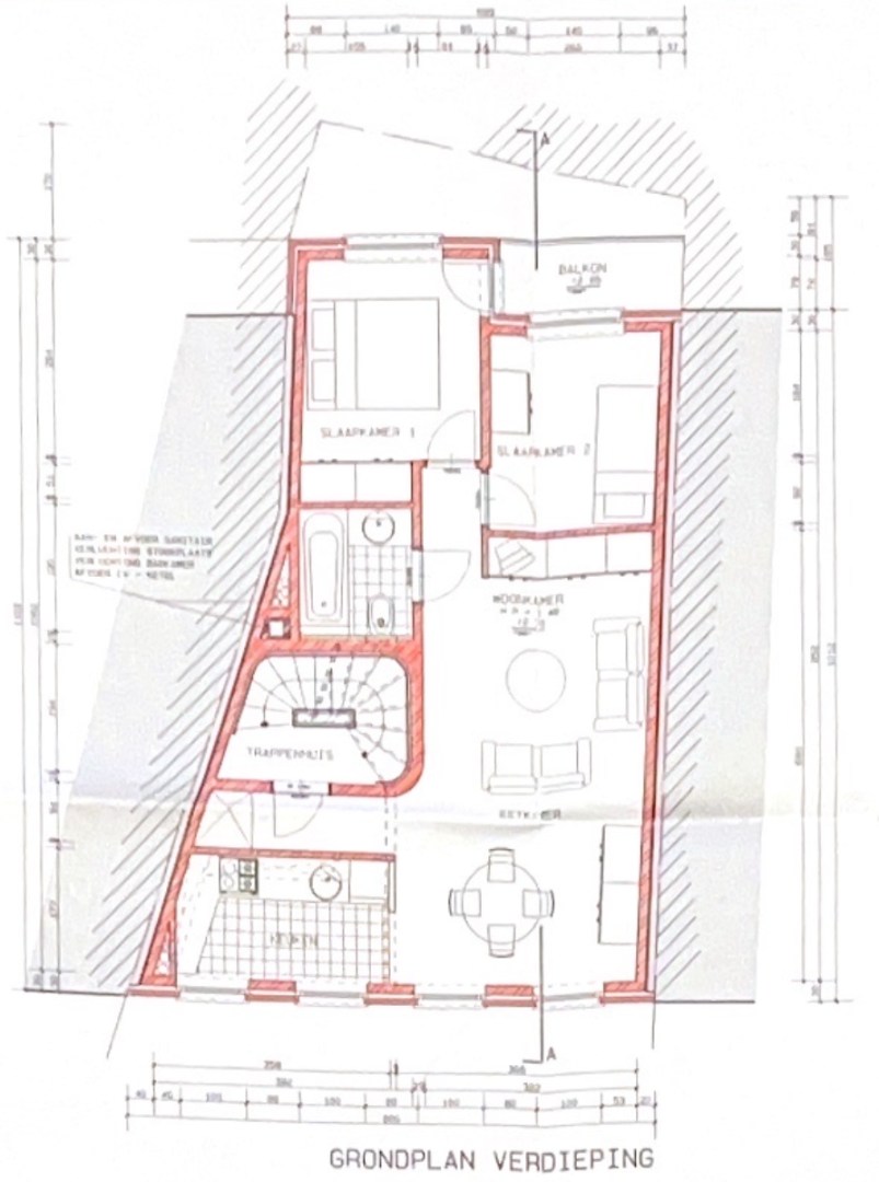 Appartement met 2 slaapkamers op wandelafstand van het stadscentrum 