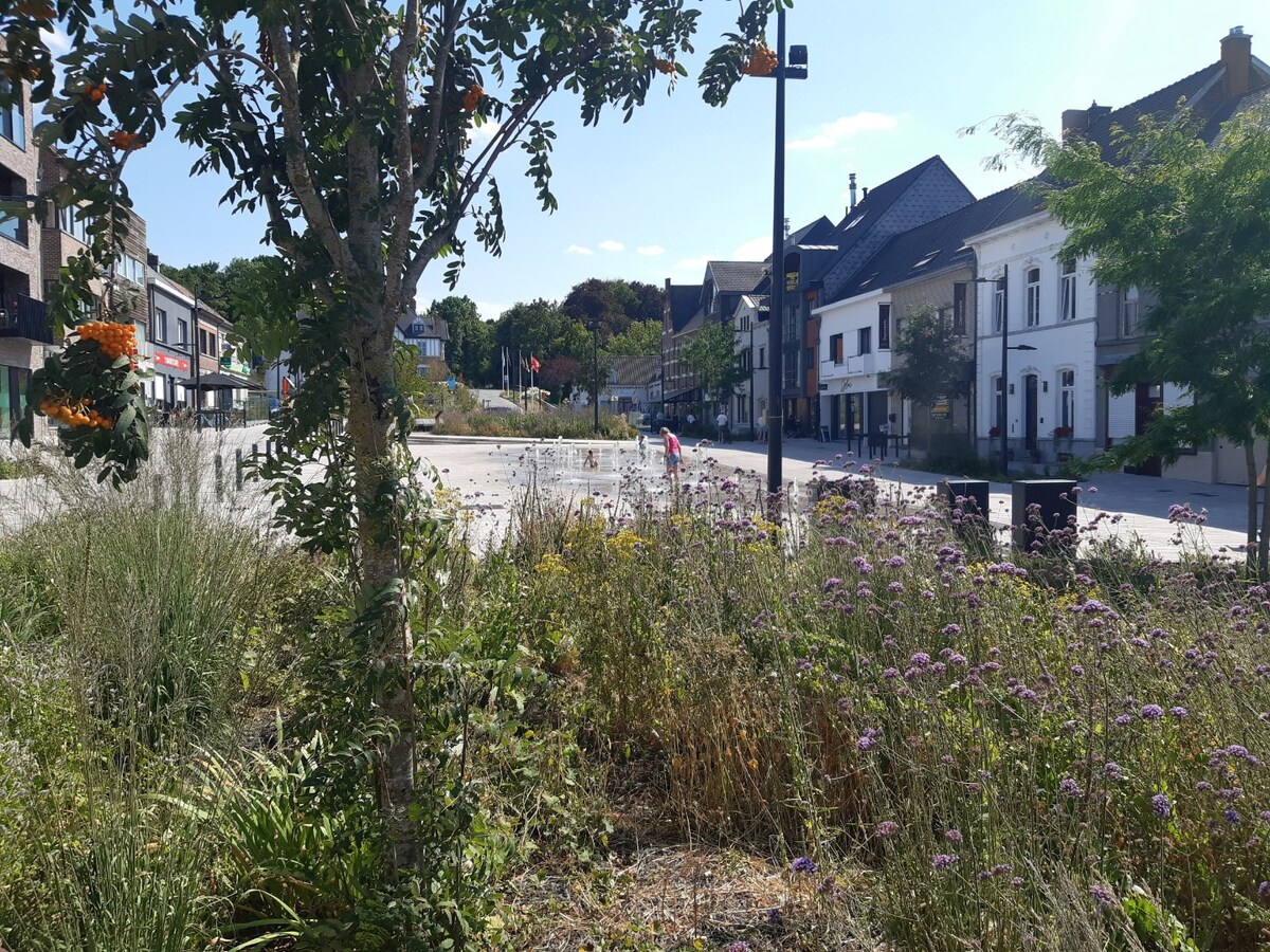 Aangenaam wonen op de Markt. 