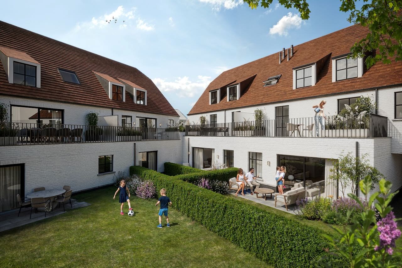 Gelijkvloers appartement in Villa Grace – met uitzonderlijk grote zongerichte tuin en terras, Westkapellestraat 