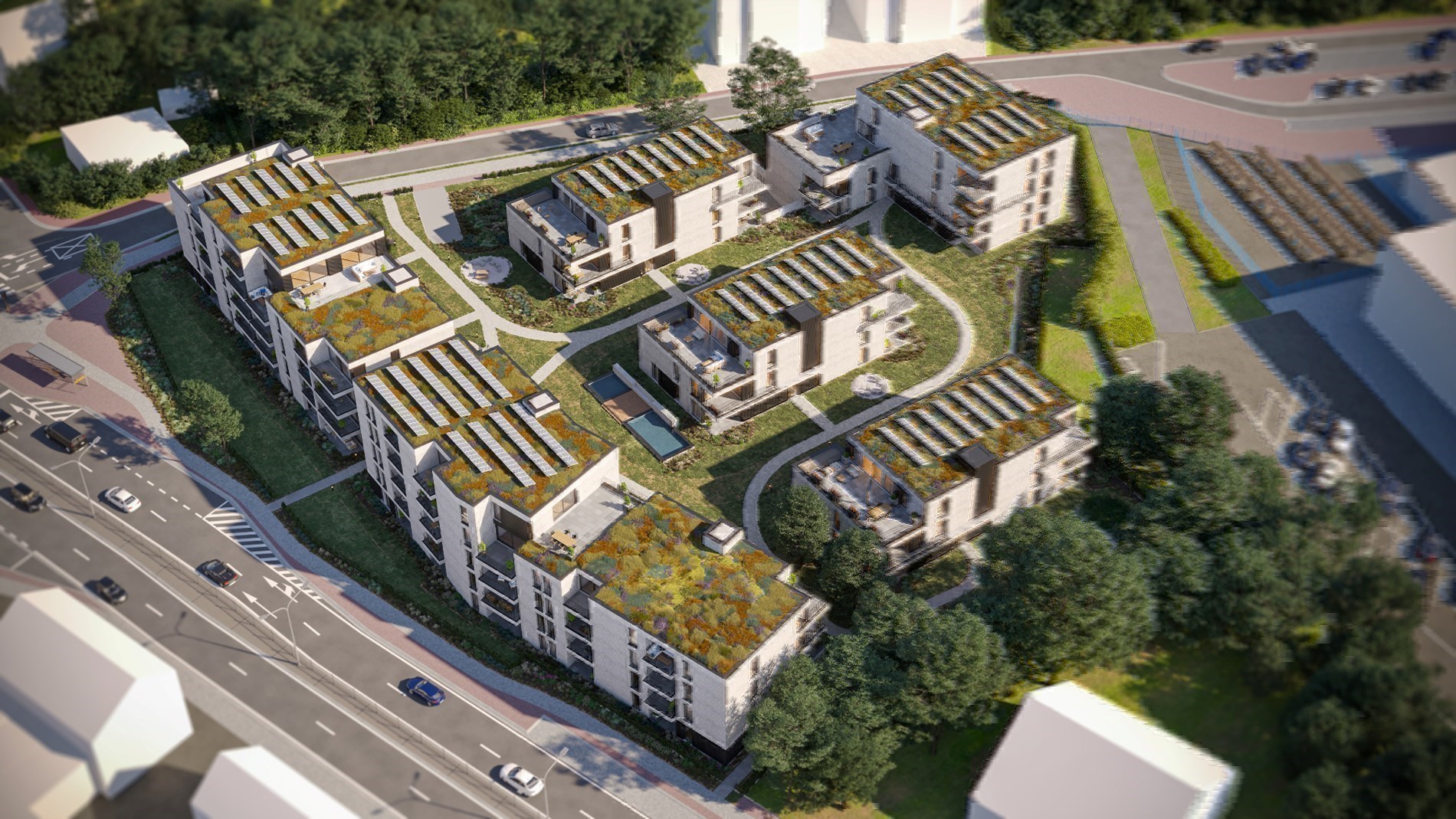 Penthouse op de tweede verdieping van 89m² met twee slaapkamers 