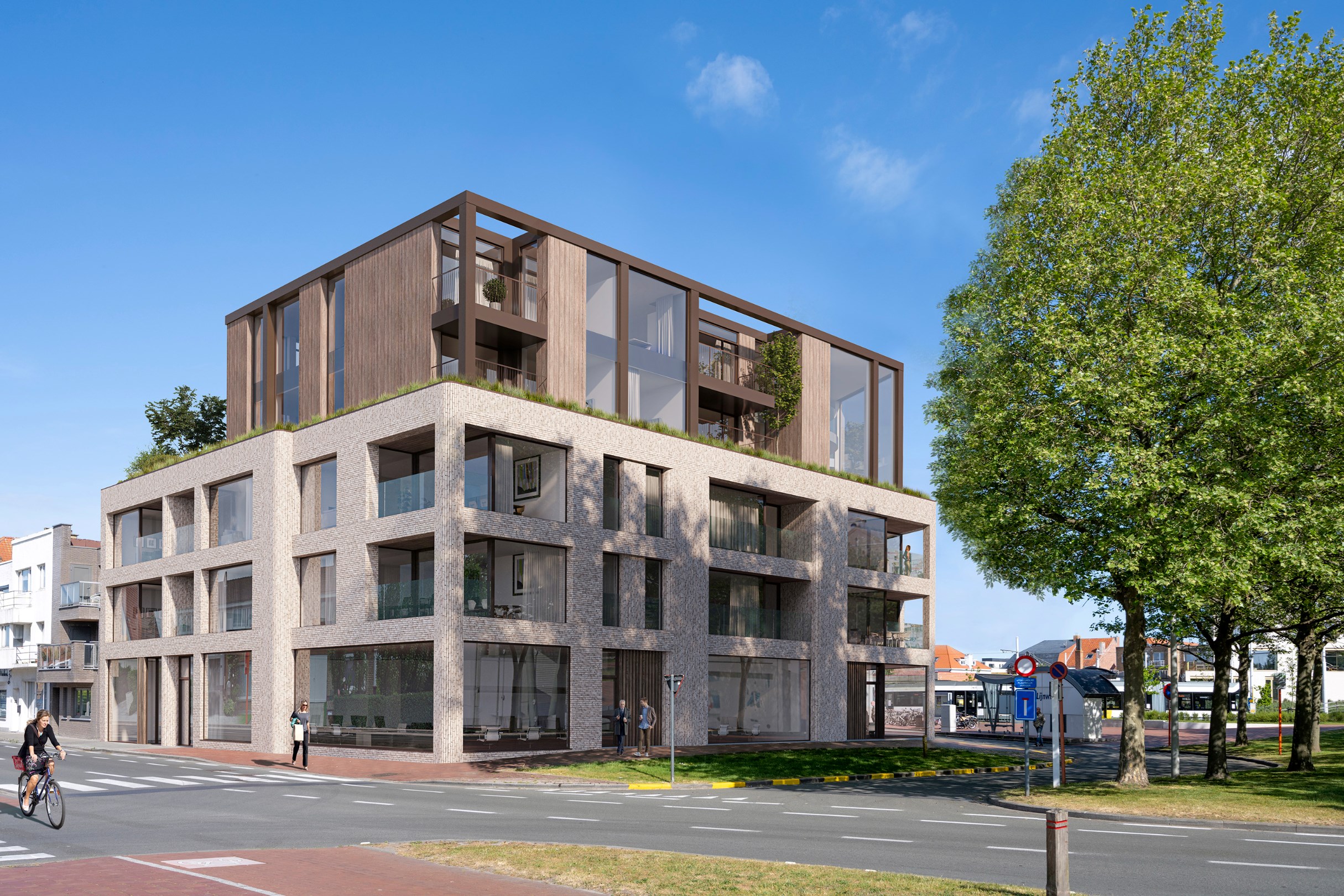 Ruim 1 slaapkamerappartement gelegen in nieuwbouwresidentie 'Maurice' 