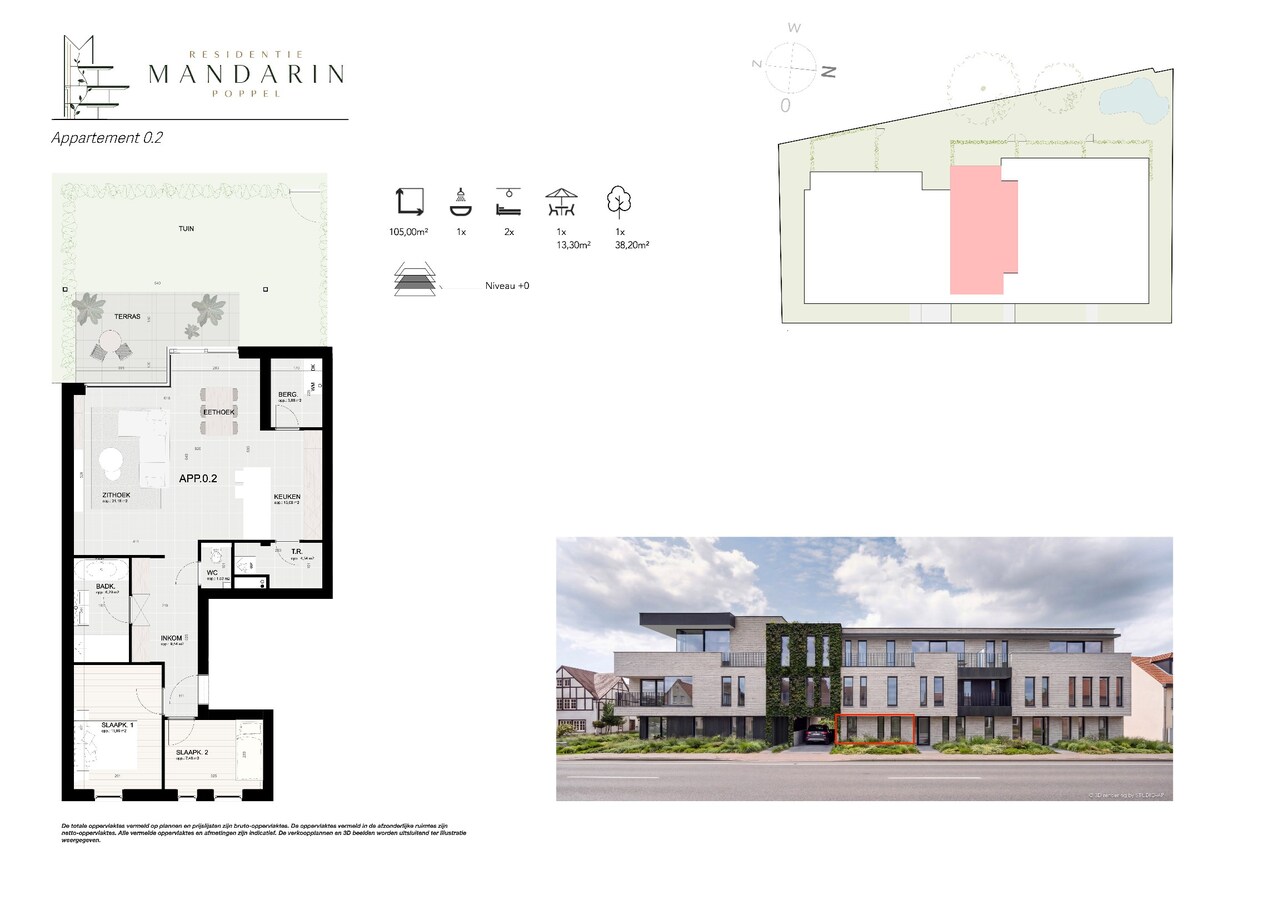 Benedenwoning te koop in Poppel