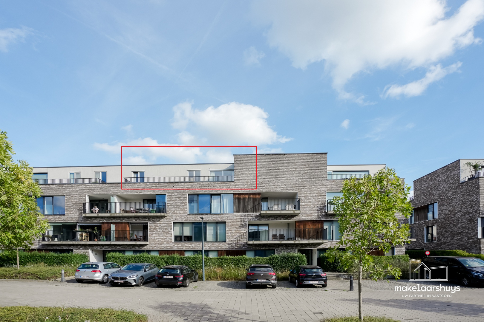 Schitterend en rustig gelegen 3 slpk. app. 