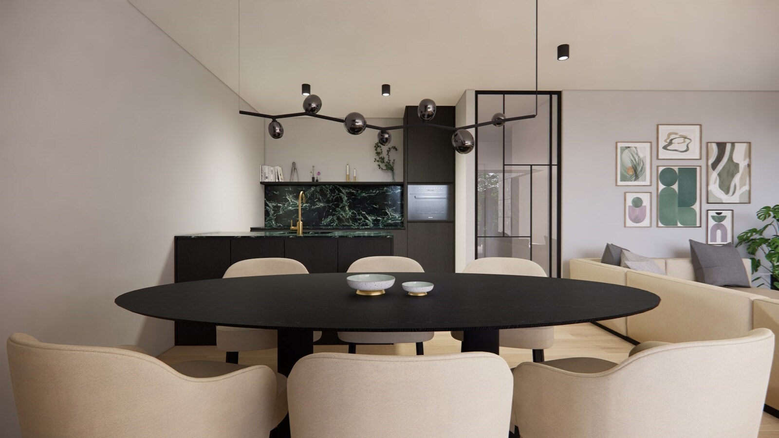 NIEUWBOUW APPARTEMENT MET 2 SLAAPKAMERS IN HET CENTRUM VAN KERMT 