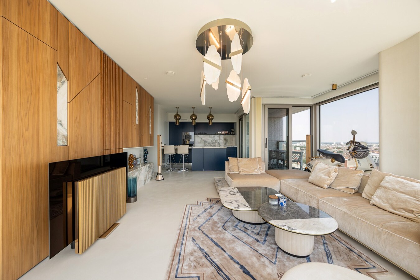 Exclusief wonen in Antwerp Tower | Luxueus appt. met 3 slpk en 2 terrassen! 