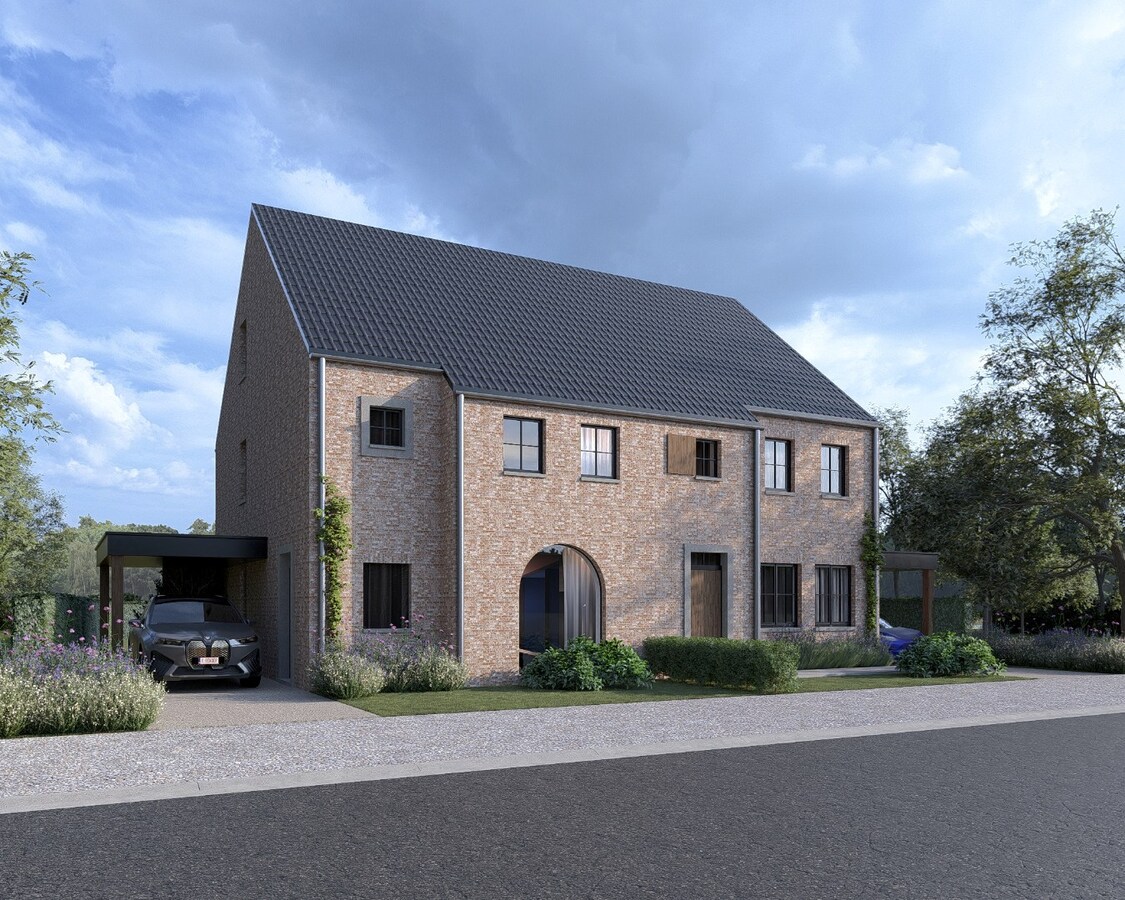 Halfvrijstaande nieuwbouwwoning op een perceel van 3a43ca op een rustige locatie te Neeroeteren! 