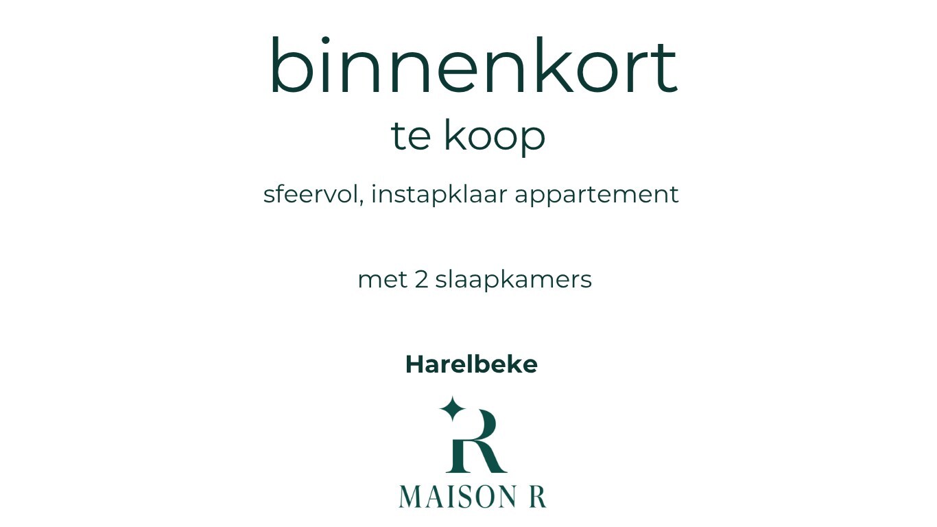 Te koop | in voorbereiding - Appartement - Harelbeke