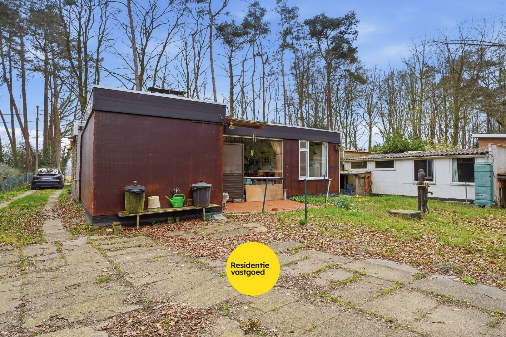 Alleenstaande bungalow op prachtige ligging in het groen 