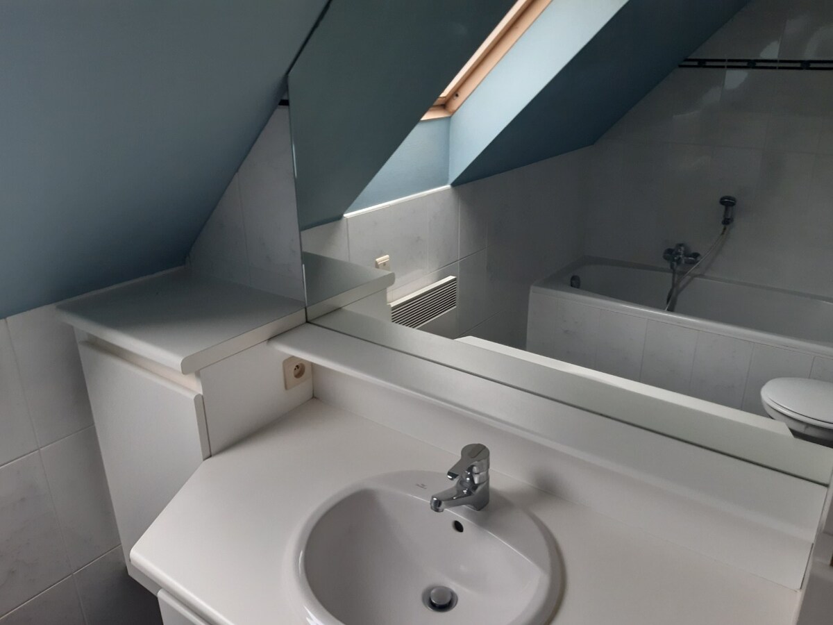 Ruim appartement met 2 terrassen naast Carrefour. 