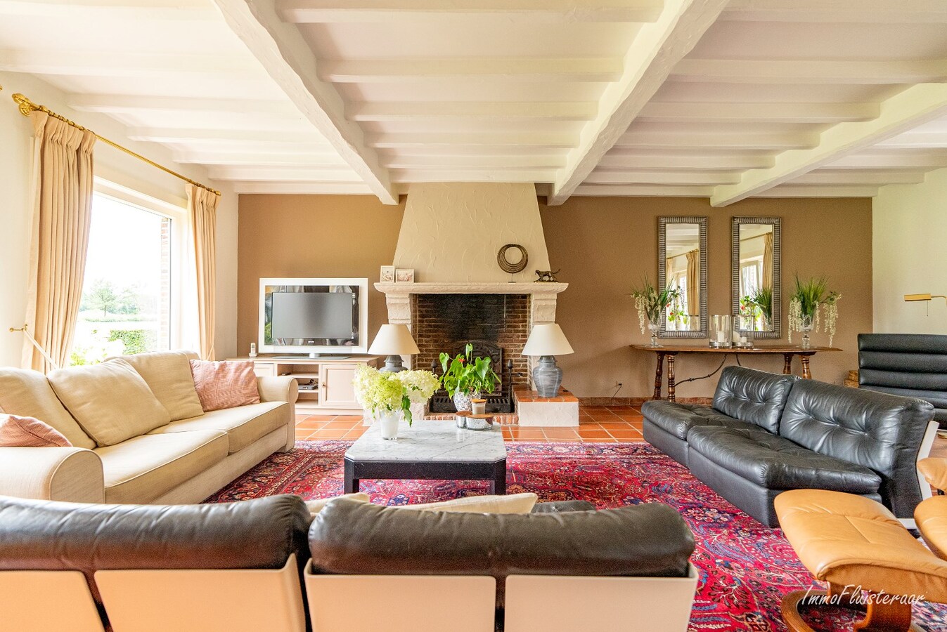 Manoir exclusif avec écuries, piscine et court de tennis sur un domaine d'environ 9 hectares à Retie. 