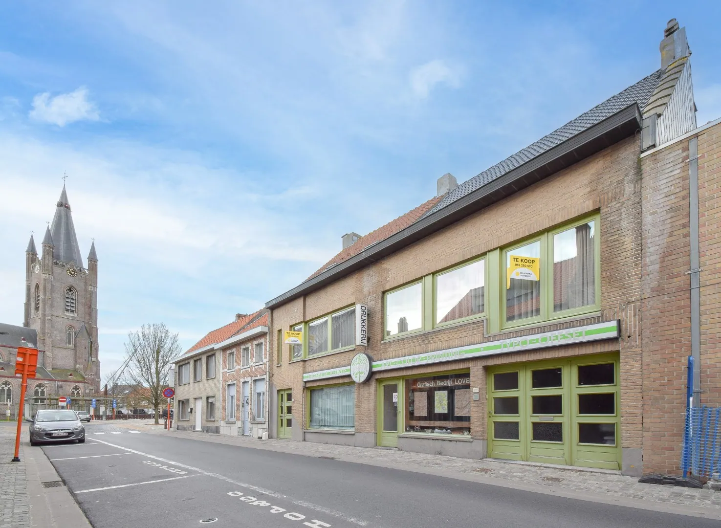 Dubbele woonst met handelsruimte