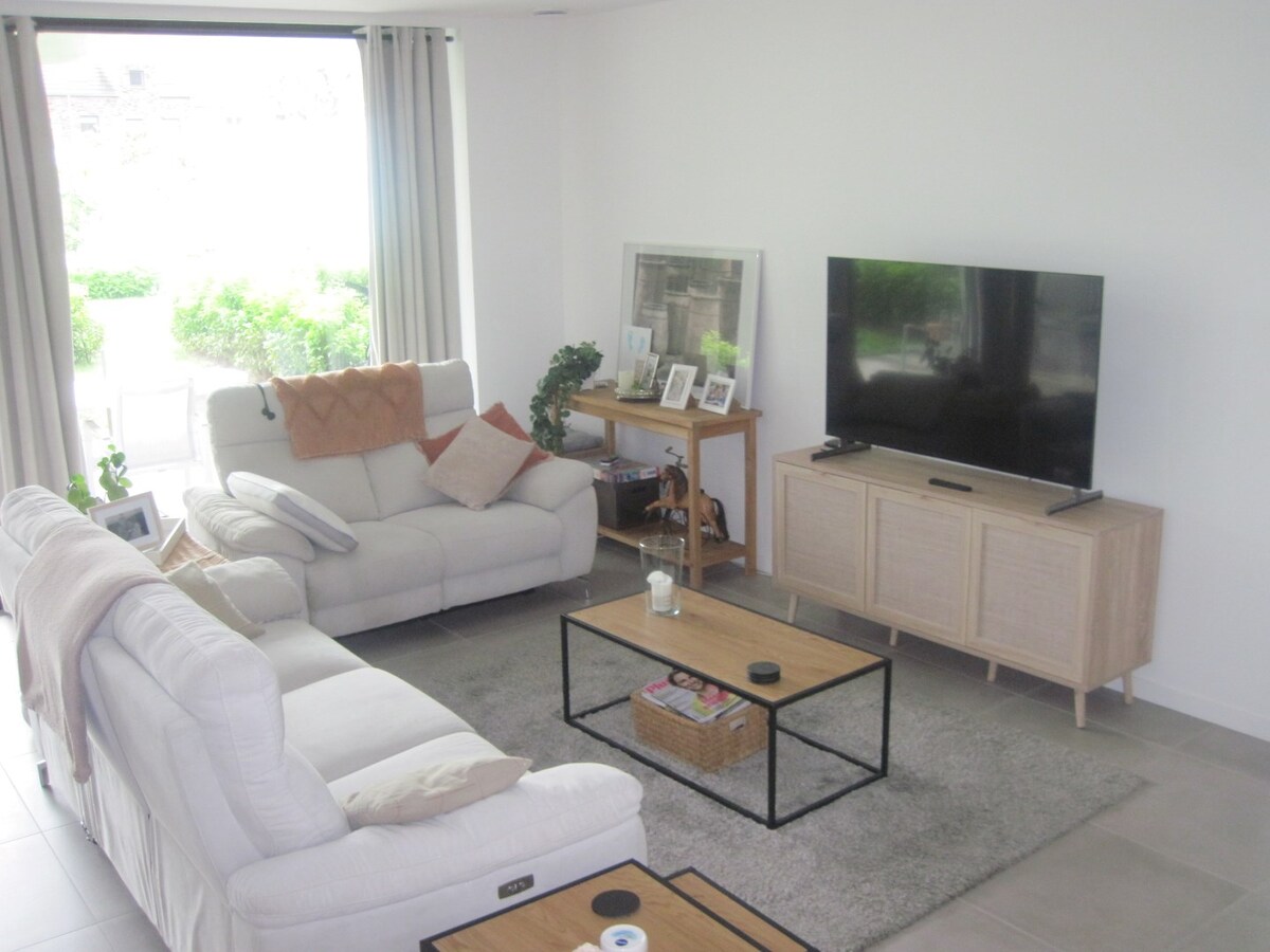 1 slp gelijkvloers appartement met tuin. 