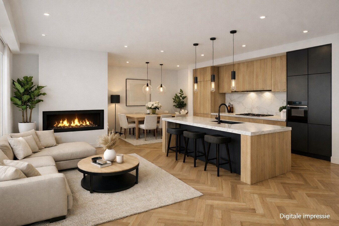 BEN-nieuwbouwwoning (CASCO) op een perceel van 04a70ca op een rustige locatie te Neeroeteren! 