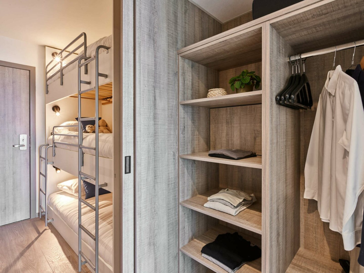 Business flat met 2 slaaphoeken in Holiday Suites Zeebrugge (6p) 