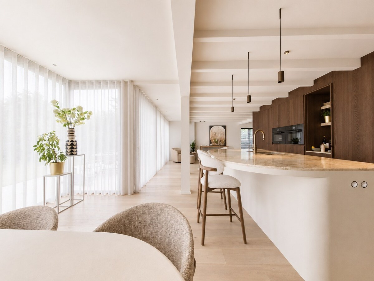 Exclusief gerenoveerde villa in een rustige doodlopende straat nabij het centrum van Knokke 