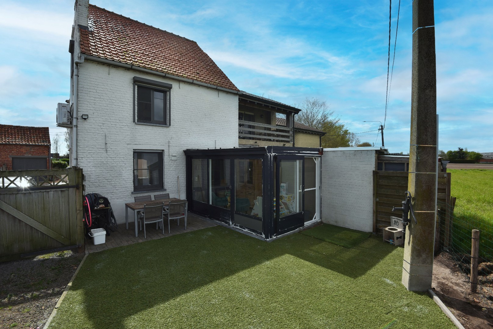 Energiezuinige landelijk gelegen woning  met 2 slpks te Kaprijke 