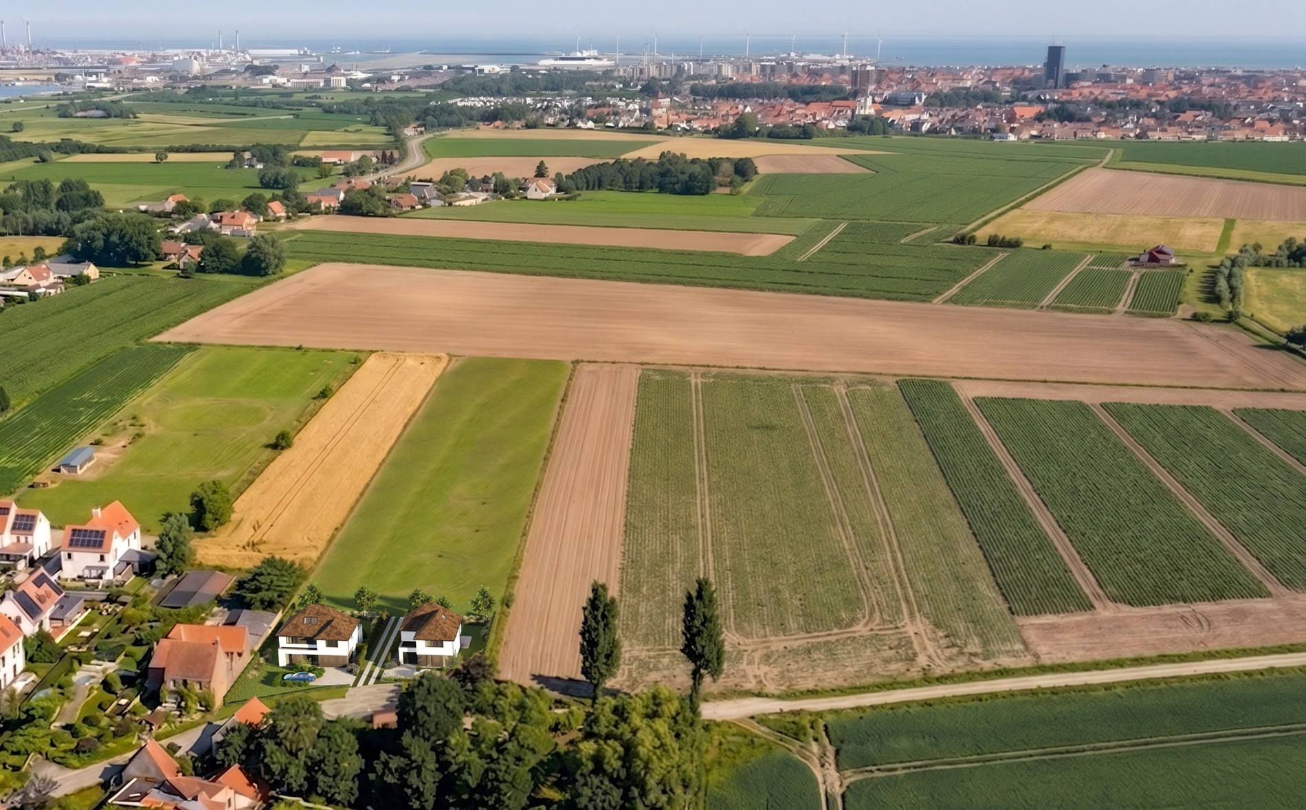 Exclusieve nieuwbouwvilla met 5 slaapkamers en open zichten nabij Knokke 