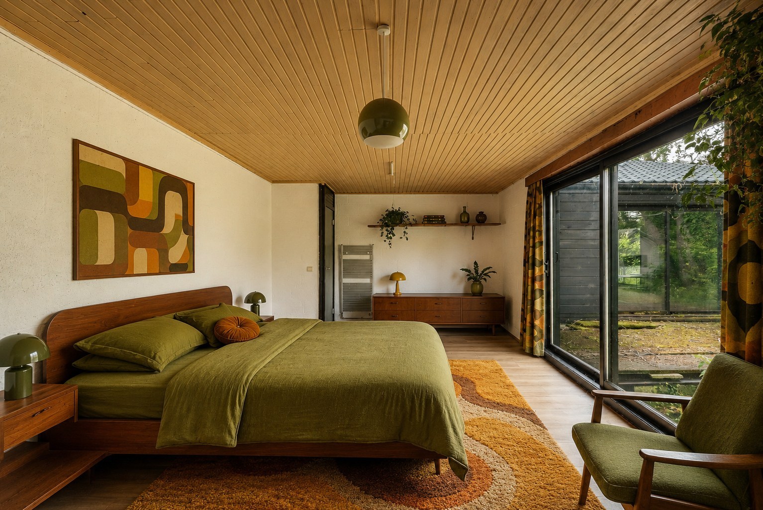 Seventies bungalowvilla met renovatiepotentieel op unieke ligging aan natuurgebied 