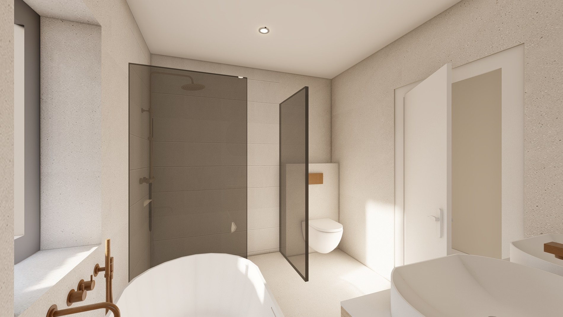 Nieuw te bouwen : 4 ruime vrijstaande levensloopbestendige woningen. 