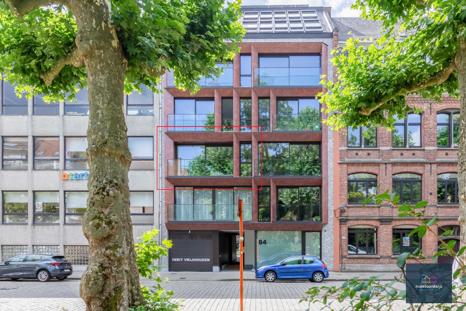 2 slaapkamerapp. met terras &amp; staanplaats aan het Muinkpark 