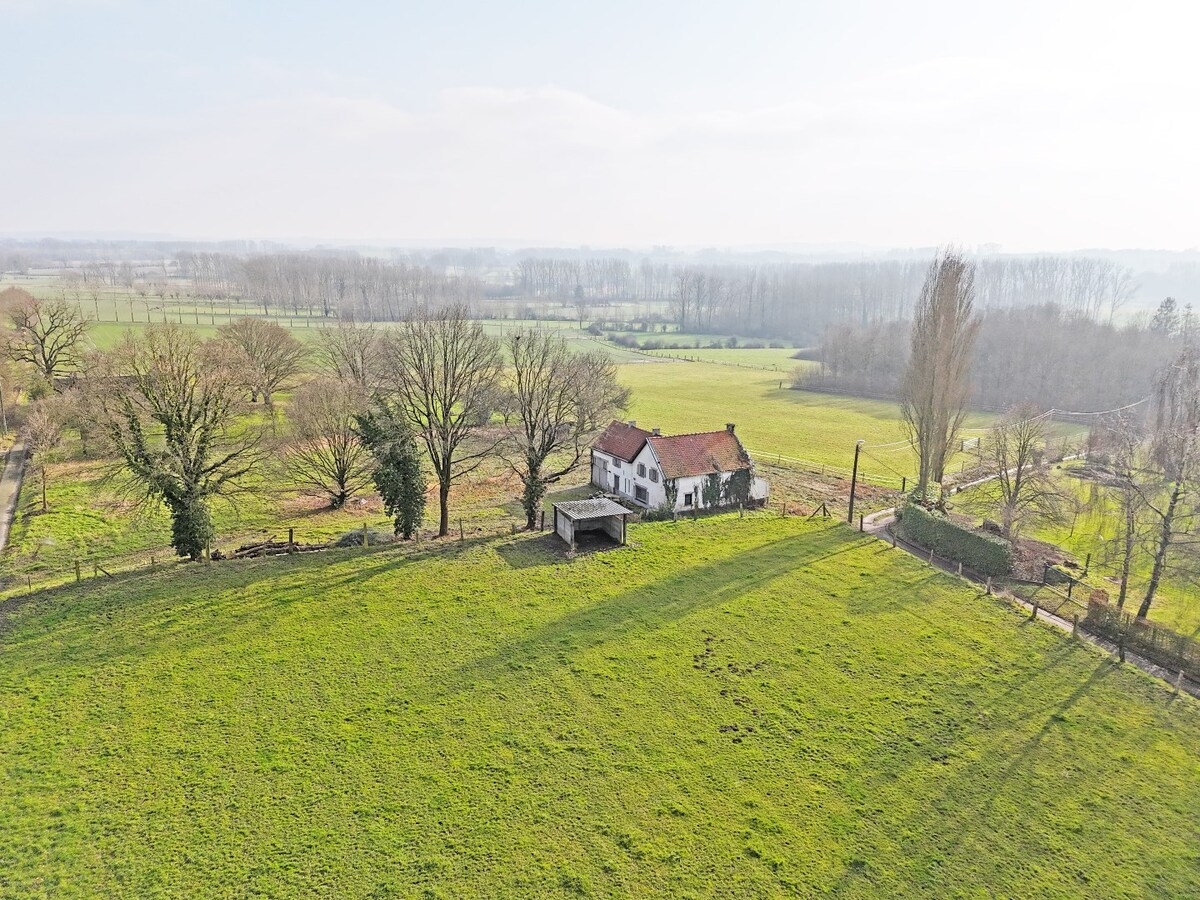 Idyllisch gelegen villa bouwgrond (4.460m²) of renovatieproject te Sint-Lievens-Esse 