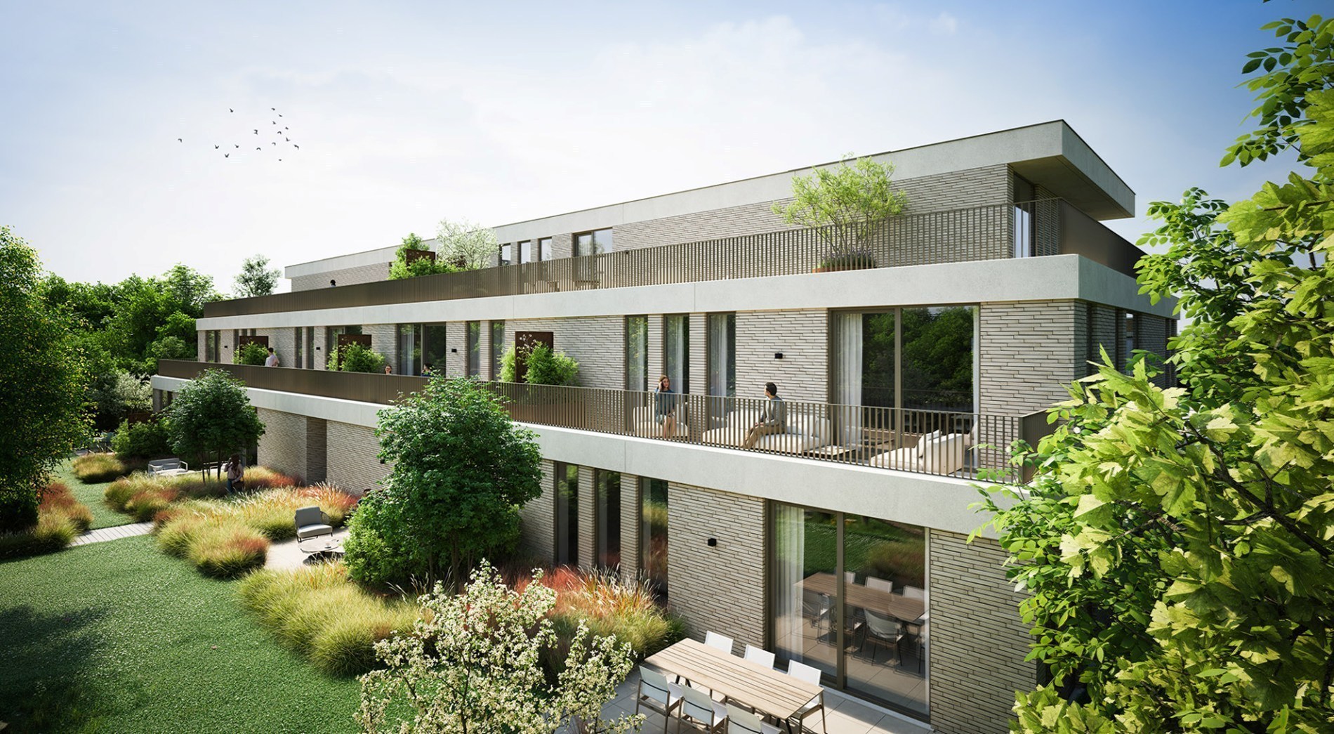 Nieuwbouw 2-slaapkamer appartement in centrum Geel 