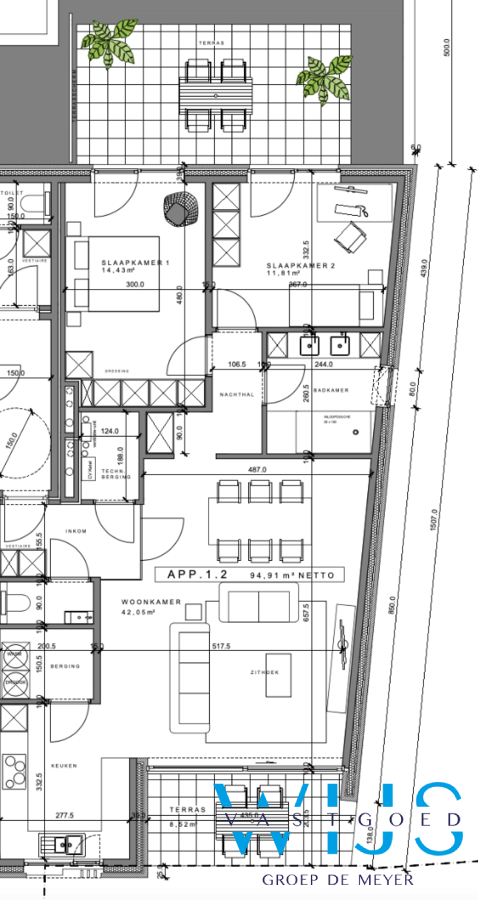 Nieuwbouw appartement op TOPlocatie te ERTVELDE ! 