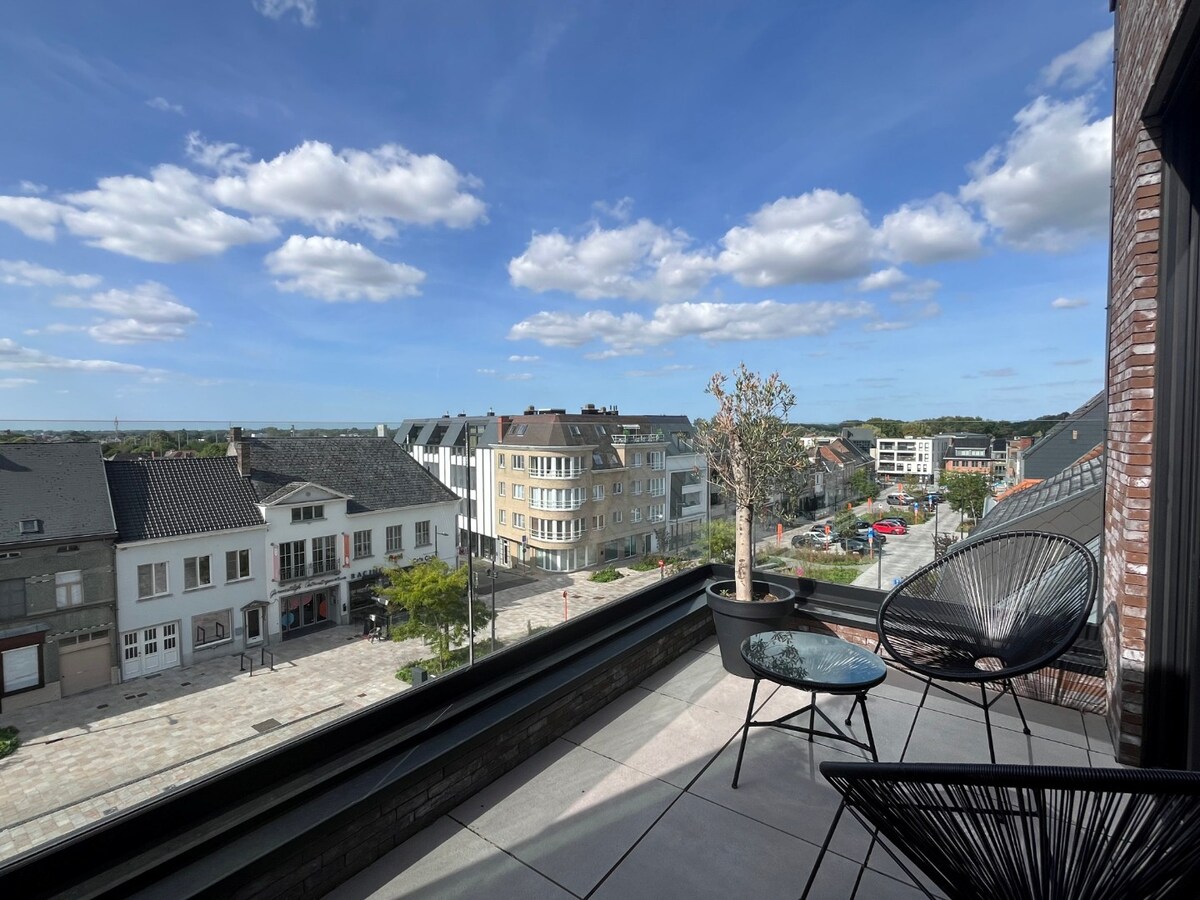 Penthouse op de Gaverse Markt. 