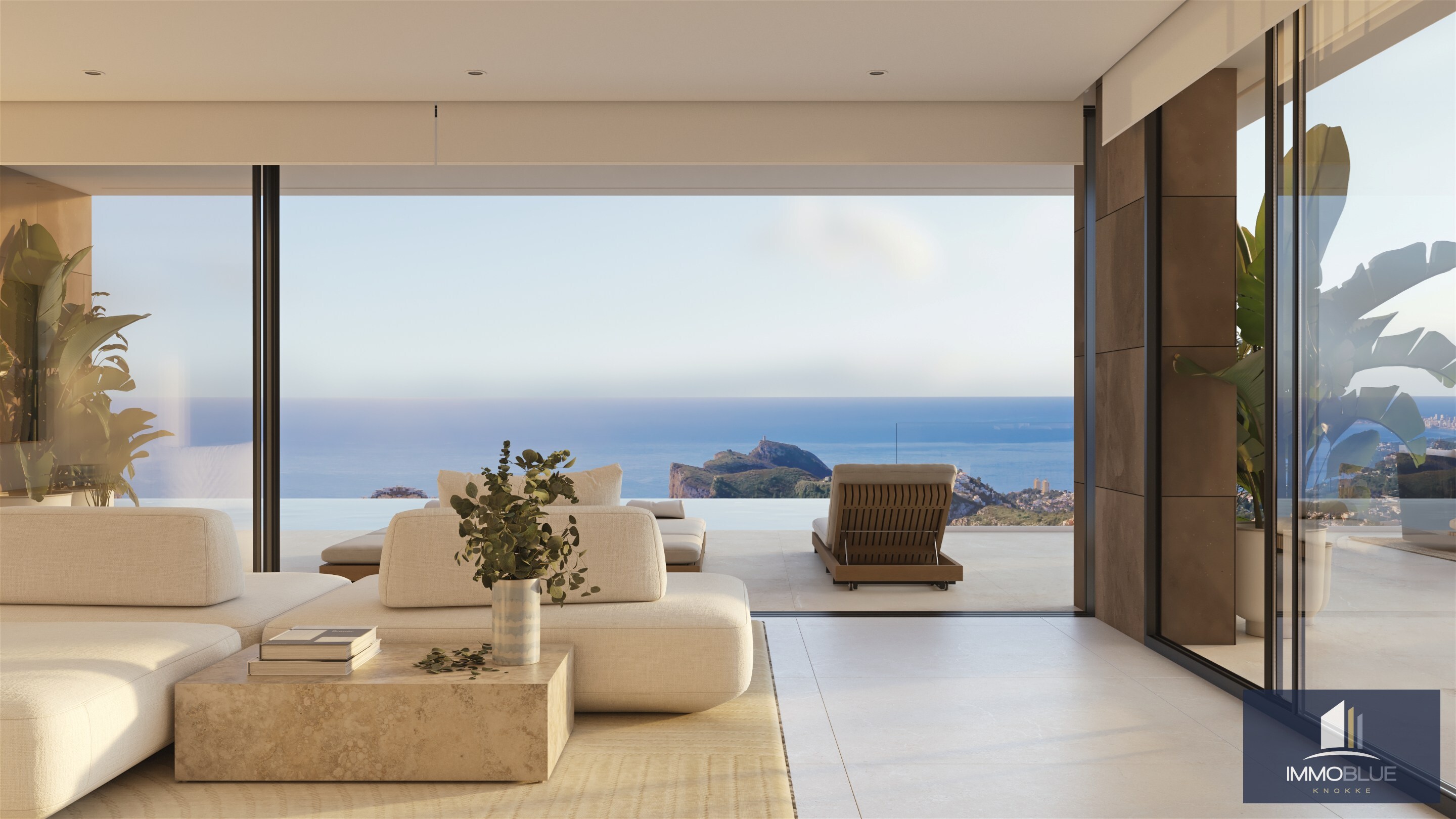 Villa design exclusive avec vue panoramique sur la mer 